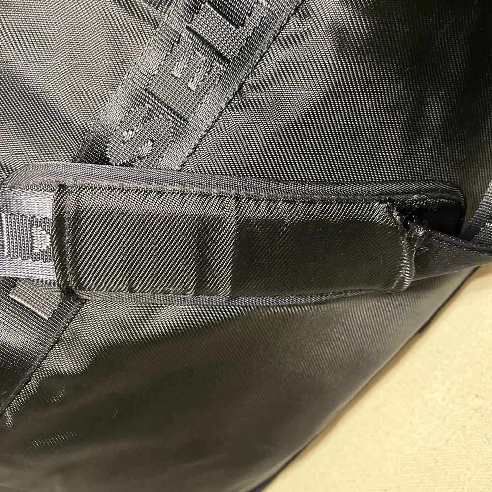 Diesel Black Nylon Briefcase Messenger Bag
